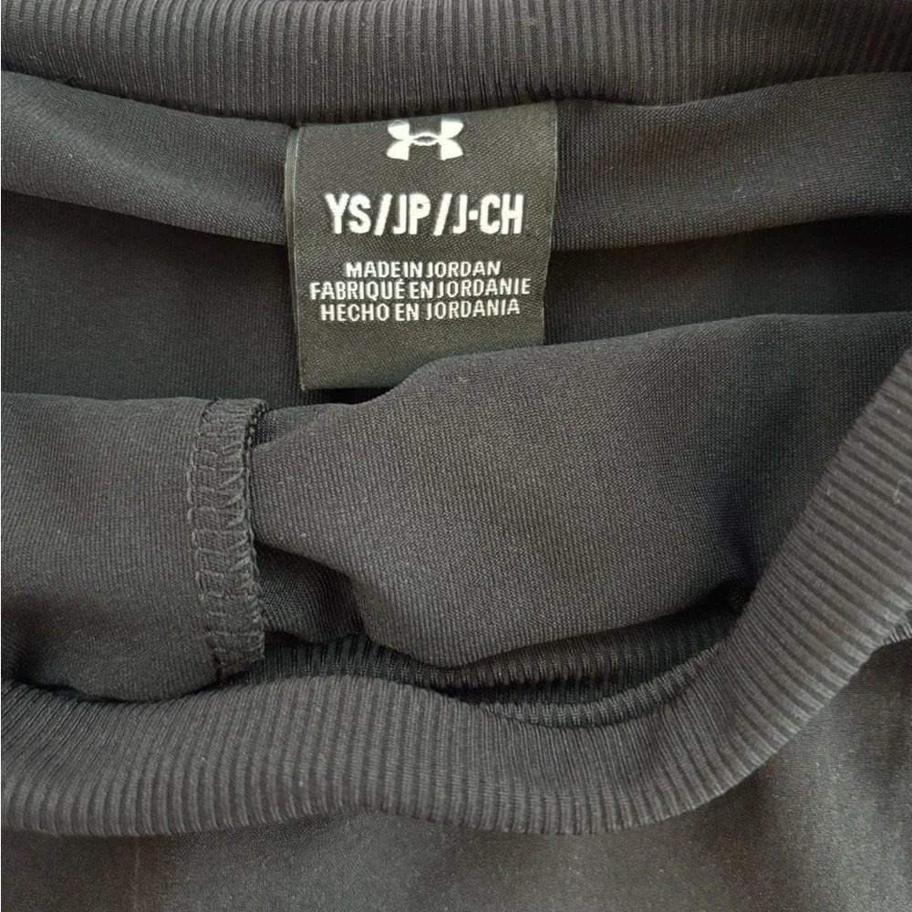 Under Armour Girls Black Athletic Tennis Skort with Pockets Size Youth Small YS - Picture 4 of 7
